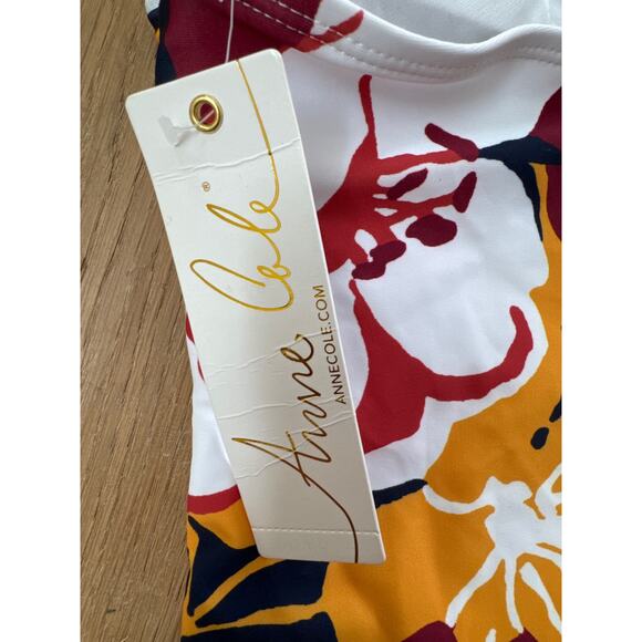 NWT Anne Cole Plus Size One Piece Bathing Suit - Picture 6 of 9